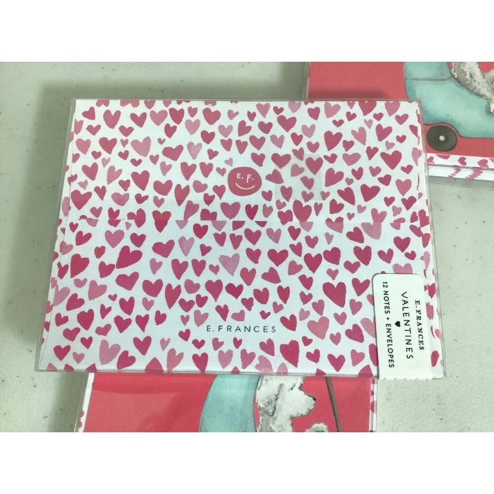 E Frances Valentine Note Cards Dogs 3 Packages New